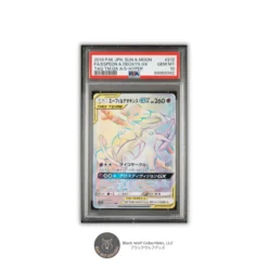 PSA 10 | 2019 POKEMON JAPANESE SUN & MOON TAG TEAM GX ALL STARS #212 FA/ESPEON & DEOXYS GX TAG TM.GX A/S-HYPER