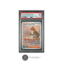 PSA 9 | 2024 POKEMON SSP EN-SURGING SPARKS 243 CLEMONT'S QUICK WIT SPECIAL ILLUSTRATION RARE